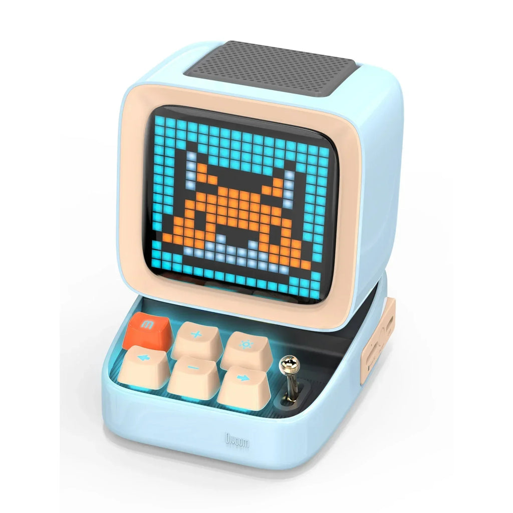 DecorBites™ Ditoo Retro Pixel Art Bluetooth Speaker Alarm Clock LED Display Board