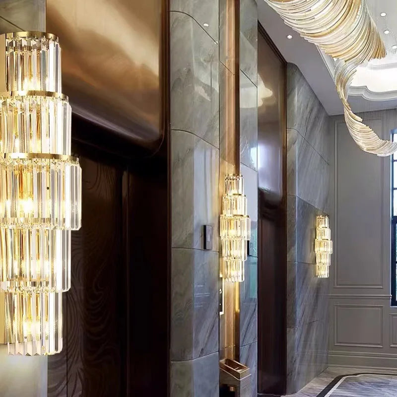 DecorBites™ Crystal Nordic Wall Lamp Modern Luxury Home Decor Wall Sconce