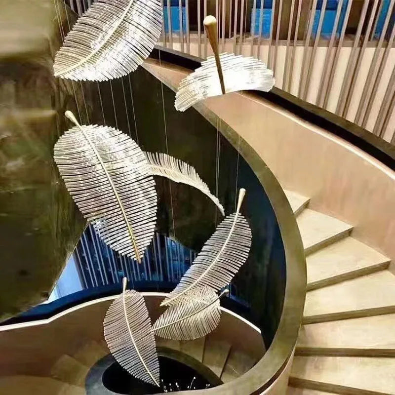 ثريا طاولة طعام على شكل ورقة شجر DecorBites™ | ثريات غرف الديكور الفني