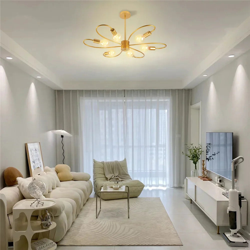 ثريا فروع LED من DecorBites™ لإضاءة غرفة المعيشة وغرفة النوم والمطبخ