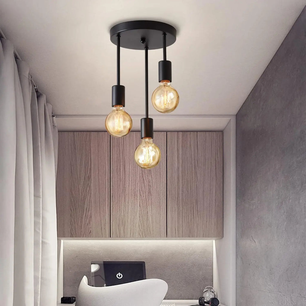 Industrial Metal Countryside Pendant Light
