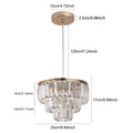 DecorBites™ Crystal LED Pendant Light for Kitchen Island Living Dining Room Chandelier