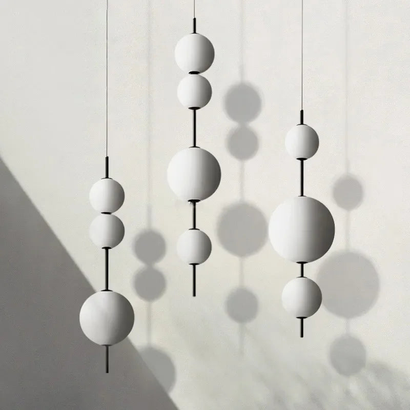 مصباح DecorBites™ المعلق على شكل قرع: ديكور زجاجي عصري للمطاعم، غرف النوم، المطابخ، وغرف الطعام