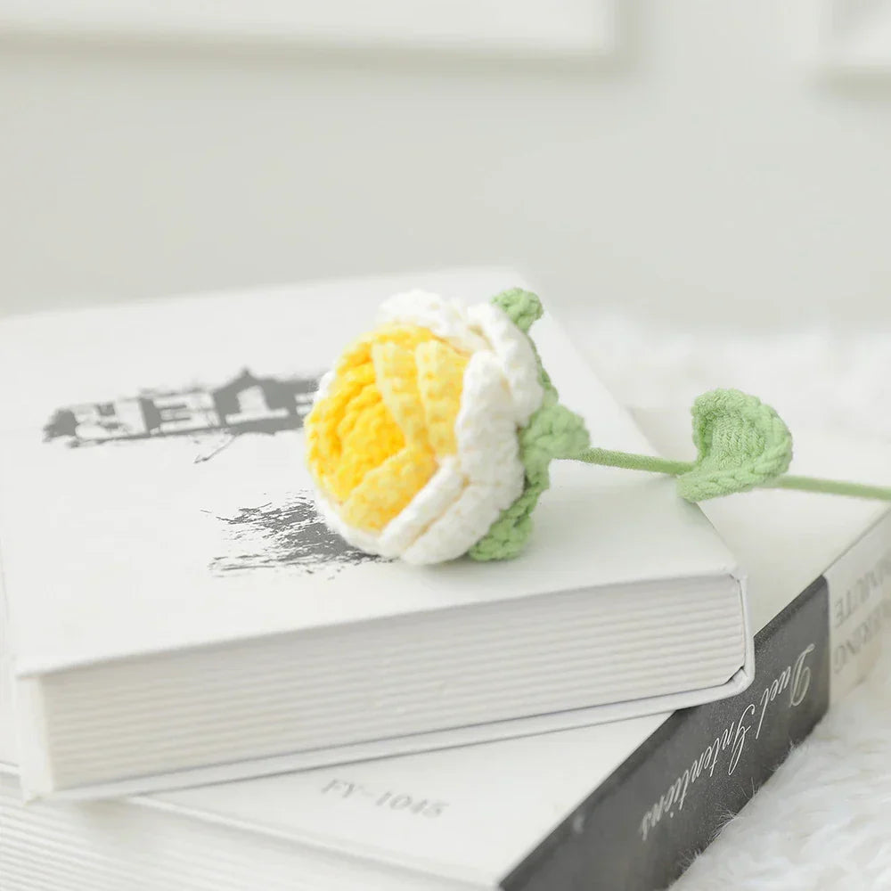 باقة ورد منسوجة DecorBites™ لافعلها بنفسك هدية كروشيه لعيد الأم أو الزفاف