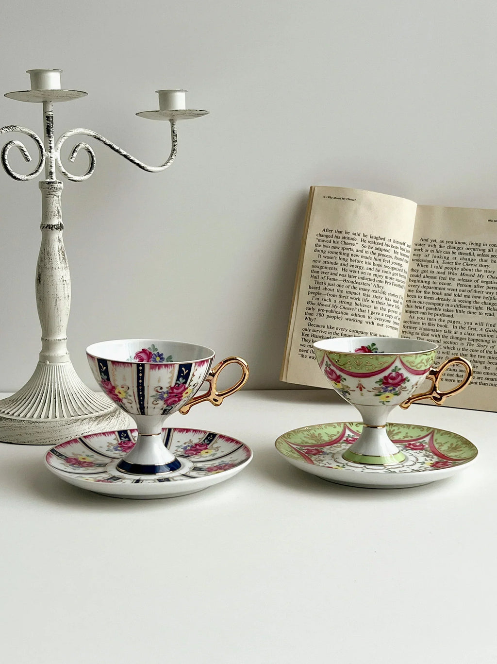 DecorBites™ Court Style Latte & Cappuccino Cup Set with Saucer, Tea Cup Set