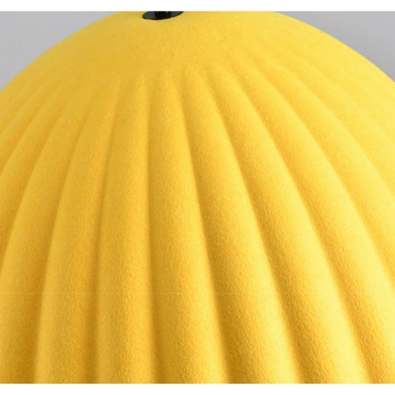 Scandinavian Gray Felt Acoustic Pendant Light