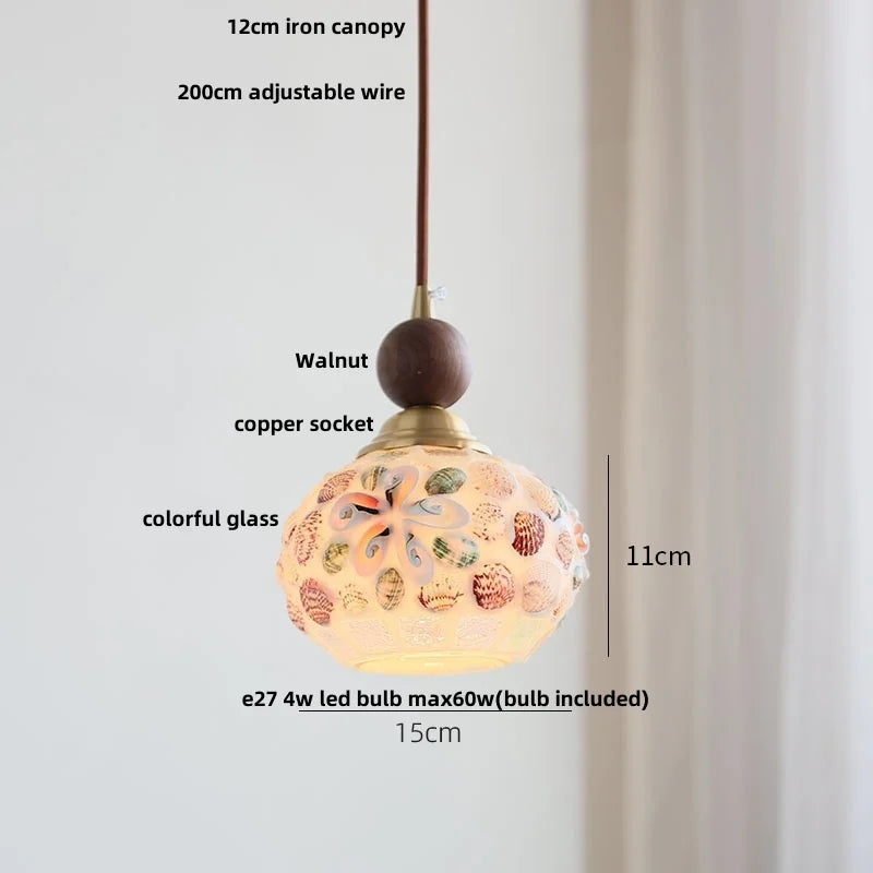 DecorBites™ Glass Ball LED Pendant Lights | Modern Kitchen Bar Restaurant Hanging Lamp