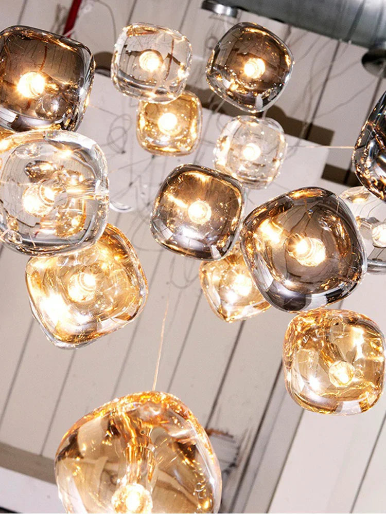 ثريا سقف كريستال LED من DecorBites™ لغرفة المعيشة وغرفة النوم وغرفة الطعام والمطبخ