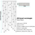 Modern Spiral Crystal Ball Staircase Pendant Chandelier