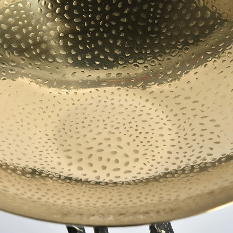 DecorBites™ Gold Metal Fruit Bowl Tray for Modern Luxury Home Decor