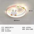 DecorBites™ ثريا سقف للأطفال على شكل قمر وهلال وأرنب إضاءة LED لغرفة النوم