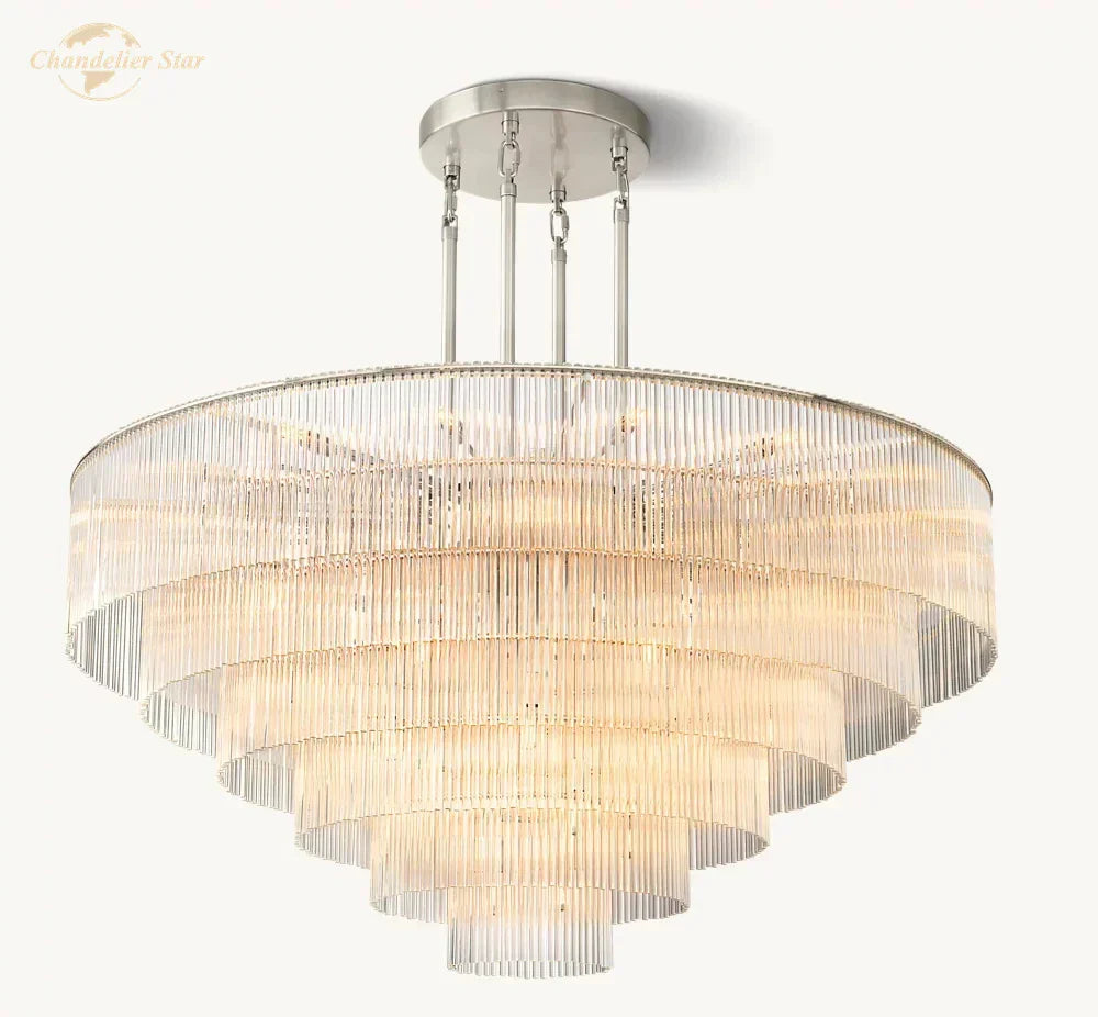ثريا كريستال دائرية أماديو من ديكور بايتس™ LED لديكور غرف المعيشة والطعام