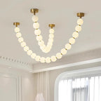 Nordic Beaded Alloy Pendant Light