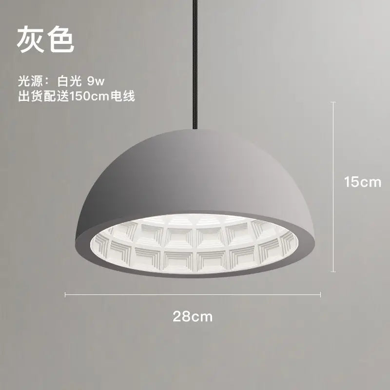 DecorBites™ Creamy Gypsum Pendant Lights: Artistic Indoor Lighting for Home, Bar, and Bedroom