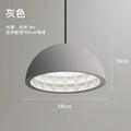 DecorBites™ Creamy Gypsum Pendant Lights: Artistic Indoor Lighting for Home, Bar, and Bedroom