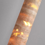 Cream Marble Linear Pendant Light