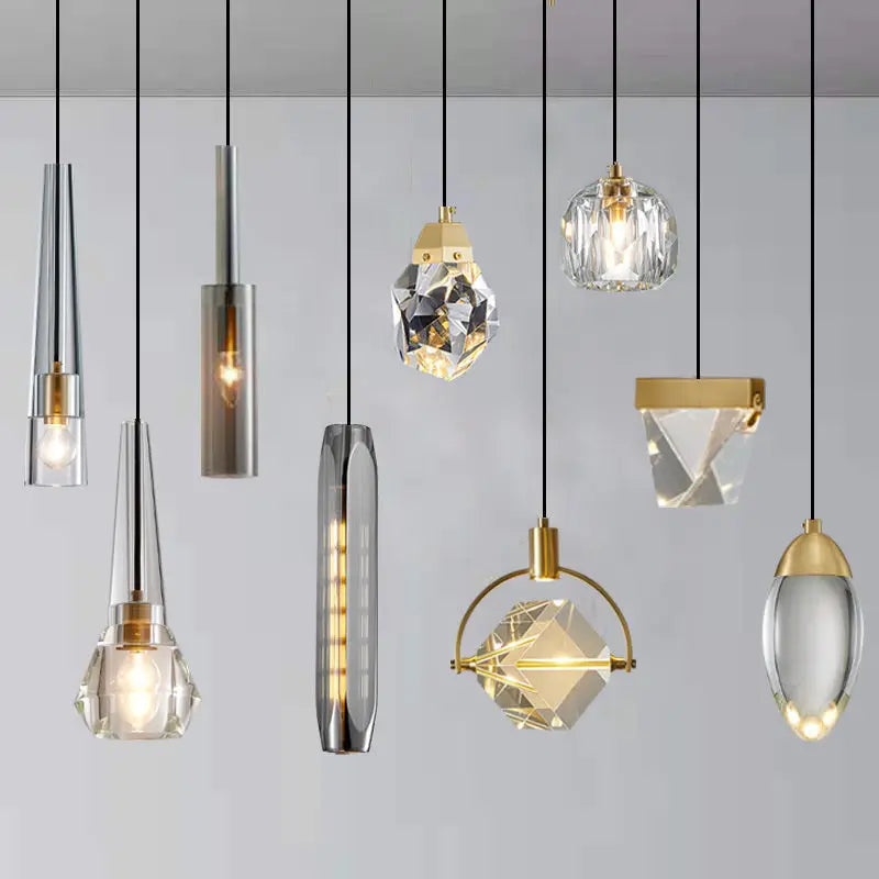 DecorBites™ Crystal LED Pendant Lights for Home Decor Lighting