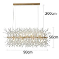 ثريا LED متدلية من DecorBites™ لغرفة المعيشة وغرفة النوم وغرفة الطعام
