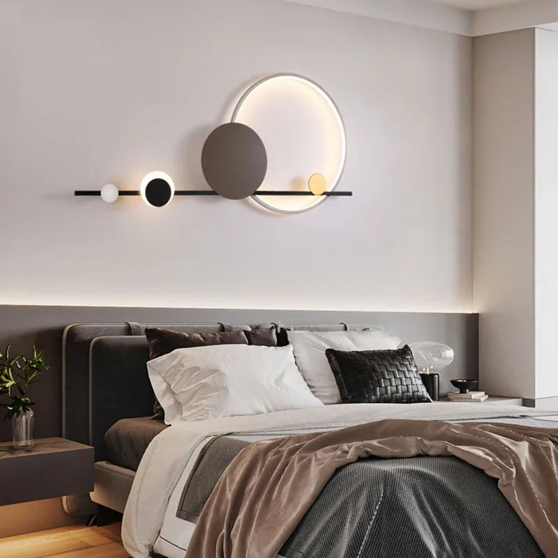 DecorBites™ Art Deco LED Wall Sconce: Modern Lighting for Hotel Restaurant Corridors