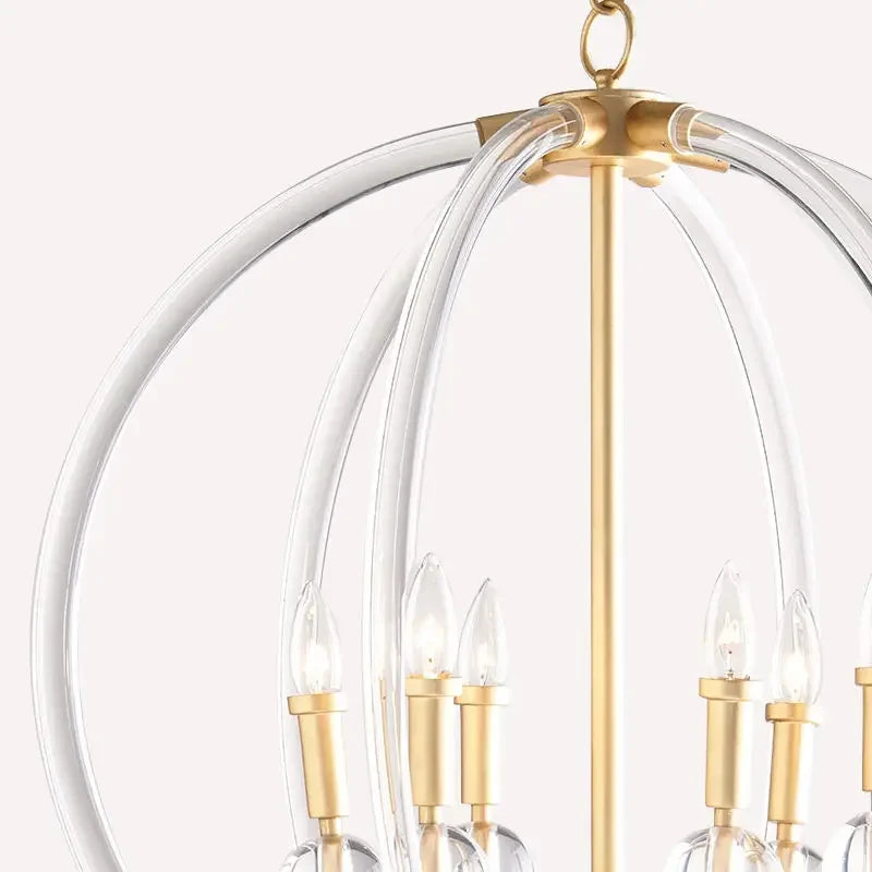 DecorBites™ Country Industrial Ball Chandelier for Home Decor, Bedroom, Living & Dining Room
