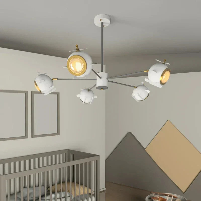 ثريات هليكوبتر من DecorBites™ لغرف الأطفال وإضاءة غرف النوم