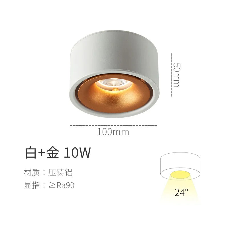 DecorBites™ LED Aluminum Spotlight Ceiling Lamp for Living Room Dining Room Lighting