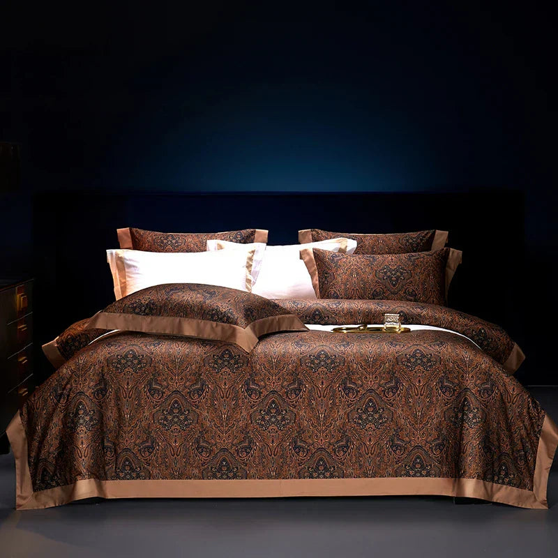DecorBites™ Bohemian Style 1000TC Egyptian Cotton Bedding Set with Digital Printing