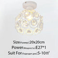 DecorBites™ Crystal Glass Nordic LED Chandelier for Modern Indoor Lighting