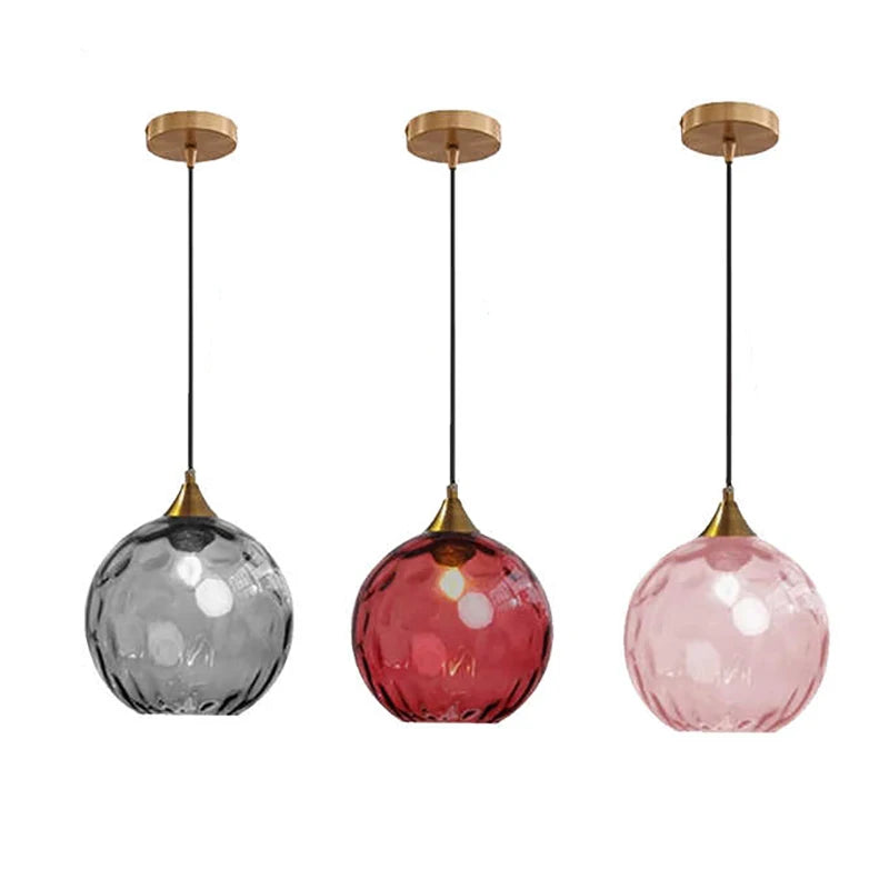 Nordic Ripple Glass Longline Pendant Light