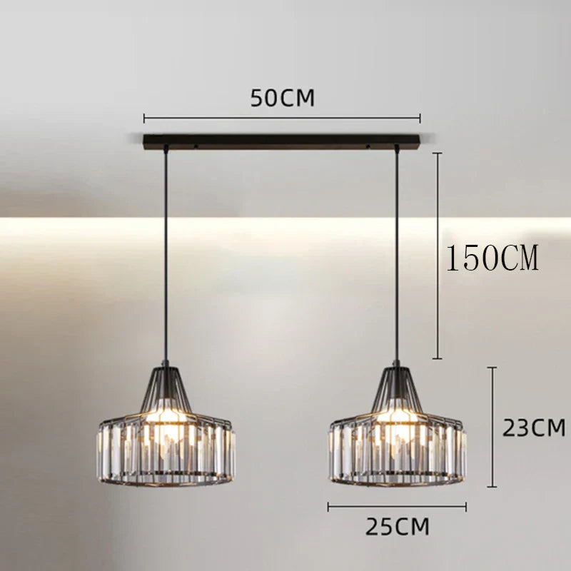 ثريا معلقة LED من DecorBites™ لديكور غرفة النوم الداخلي الأنيق