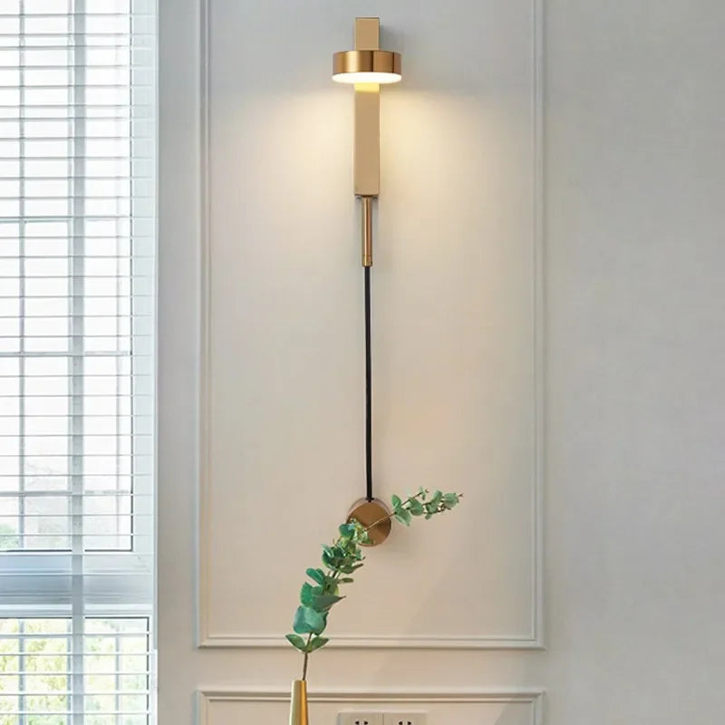 DecorBites™ Adjustable LED Wall Lamp Rotation Dimming Switch Indoor Sconce Lighting