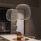 Spokes Birdcage Pendant Light in Polished Chrome