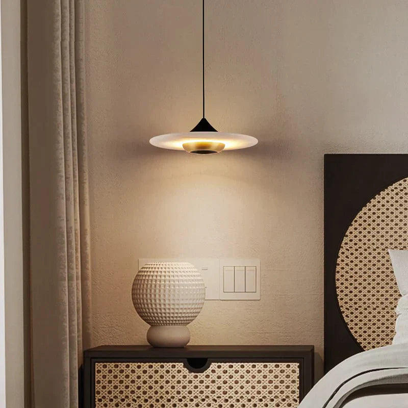 DecorBites™ Cloud Stone Pendant Lamp for Bedroom, Restaurant, Bar, and Background Wall