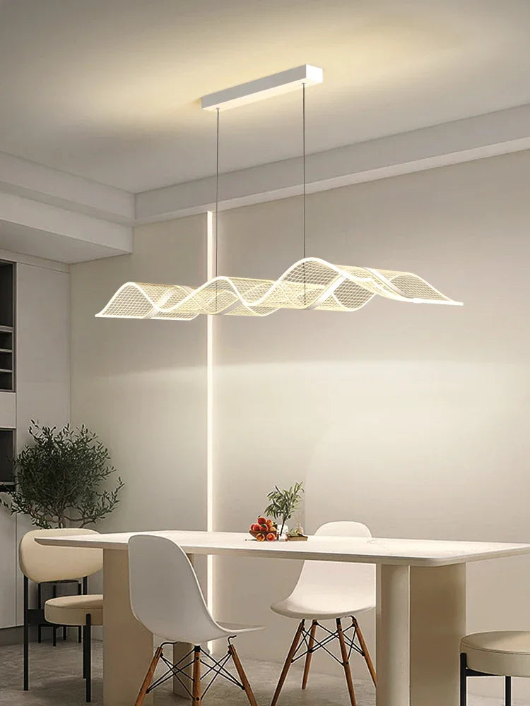 DecorBites™ مصباح معلق LED مموج لغرفة المعيشة وديكور المطبخ - مصابيح داخلية معلقة