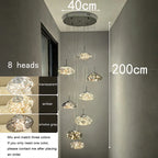 Modern Crystal Multi-Light Pendant Chandelier