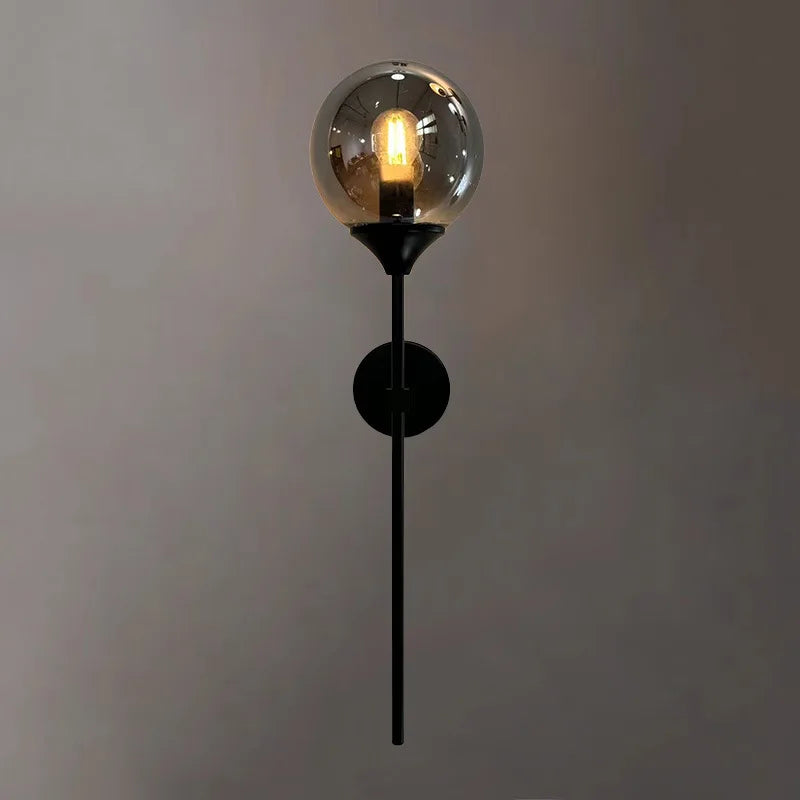DecorBites™ مصباح حائط زجاجي ذهبي LED داخلي للمطبخ والحمام