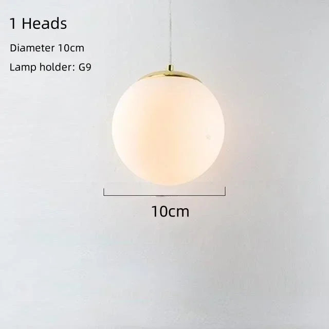 DecorBites™ Bean Glass Chandelier: Modern Magic Lighting for Kitchen Living Room Bedroom