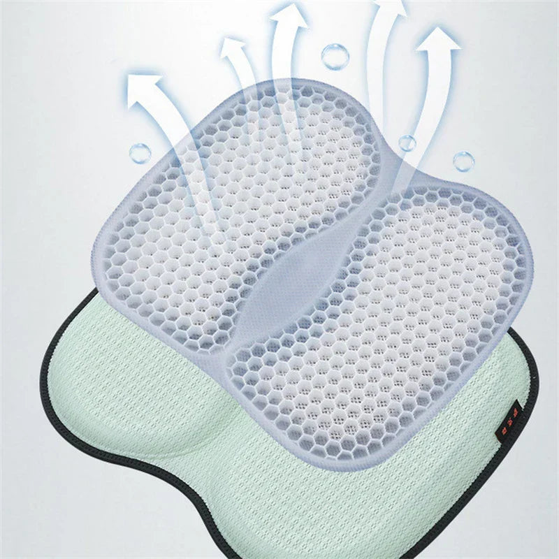 DecorBites™ 3D Honeycomb Silica Gel Seat Cushion for Cool, Comfortable Sitting