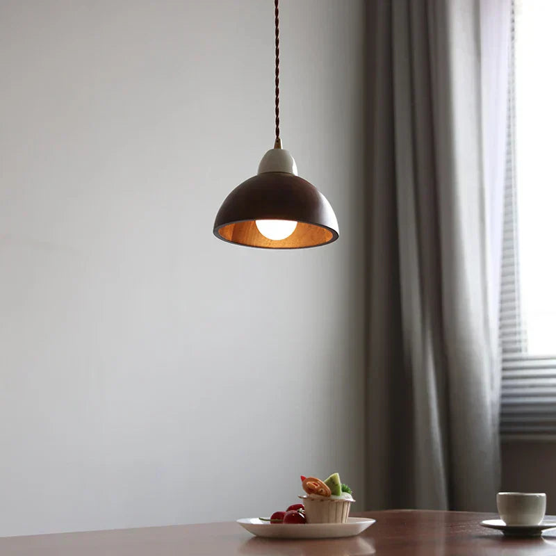 مصباح معلق DecorBites™ سيراميك بتصميم عين الجمل مع LED، مصباح تعليق قابل للتعديل
