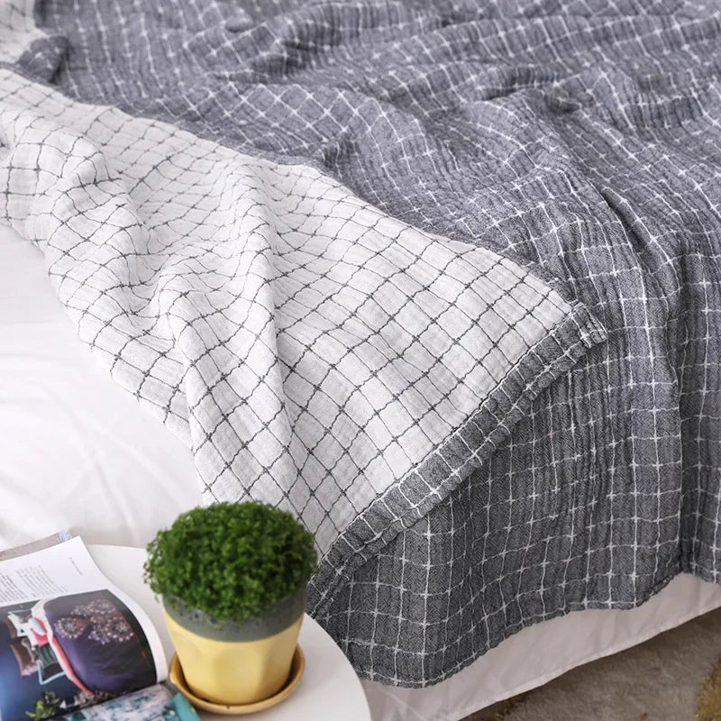 DecorBites™ Cotton Gauze Sofa Cover - Multifunctional Throw Blanket
