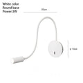 DecorBites™ 3W LED Wall Spot Light with On/Off Switch, Flexible Desk Reading Lamp