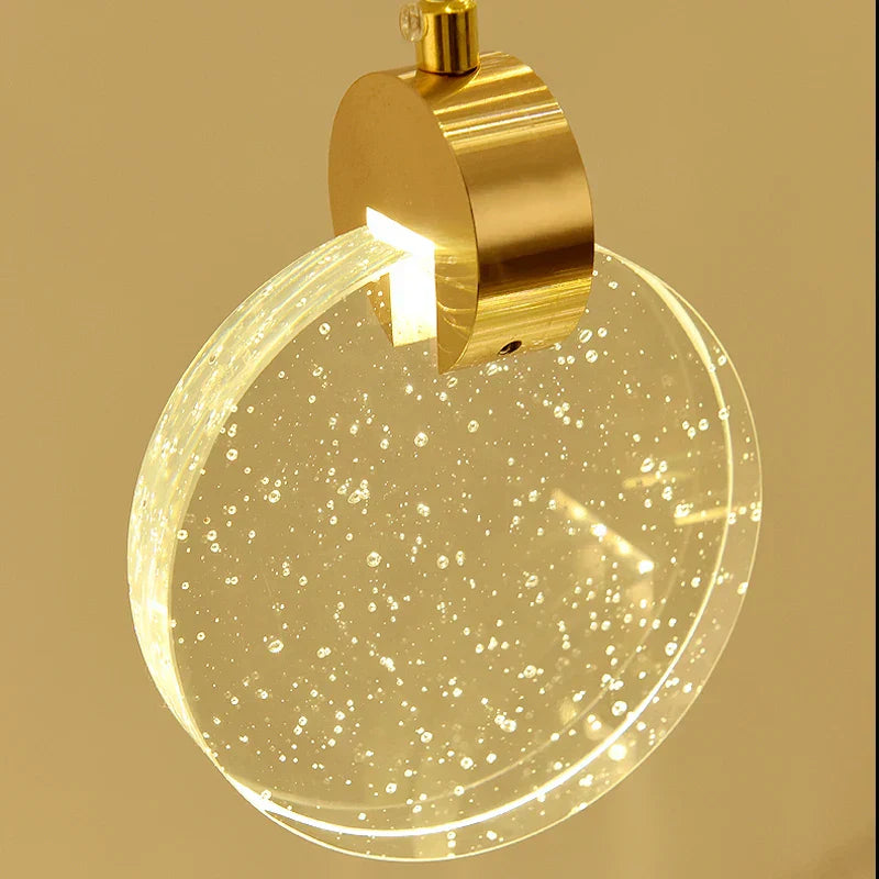 ثريا كريستال LED من DecorBites™ لديكور غرف المعيشة الحديثة