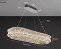 Lustre de luxe en cristal K9 DecorBites™ pour restaurant, bar, hôtel, lampes LED