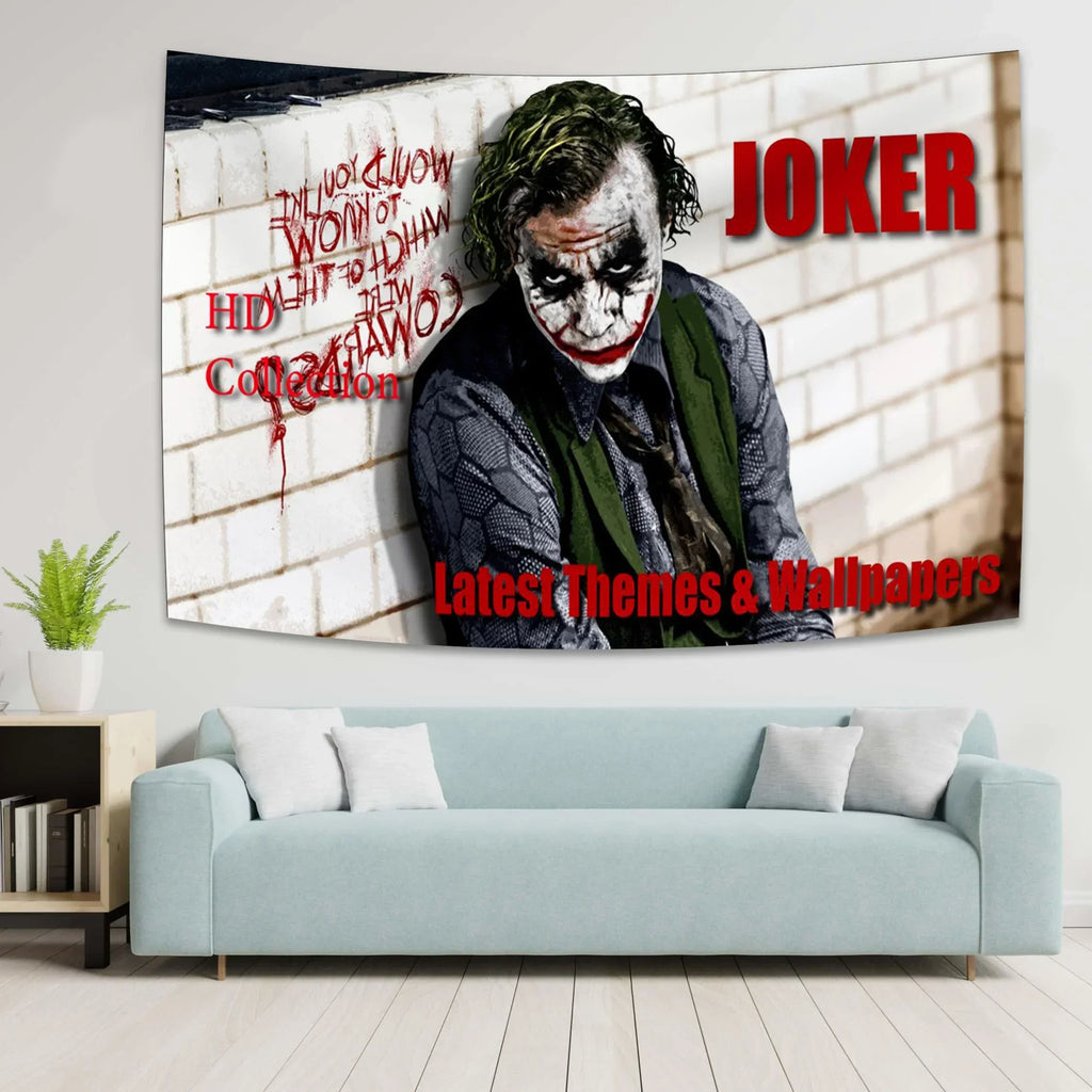 DecorBites™ Joker Tapestry: Tarot Card Hippie Wall Art, Artist House Decoration