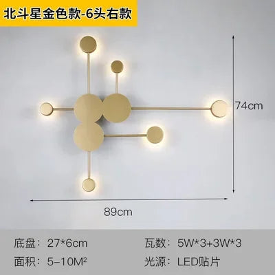 DecorBites™ Creative Line RGB Led Wall Lamp for Living Room, Bedroom, Nordic Minimalism