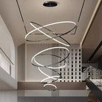 Nordic Acrylic Iron LED Pendant Light Chandelier