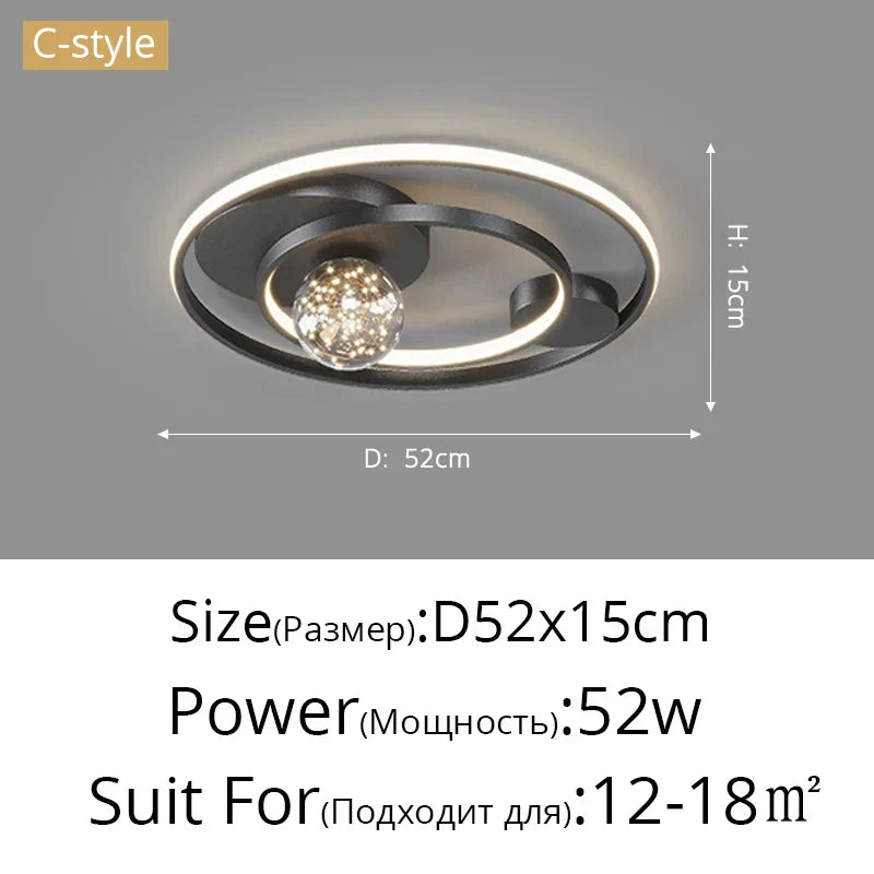 DecorBites™ Gypsophila Chandelier: Modern Ceiling Mounted Light for Home, Living Room, Bedroom