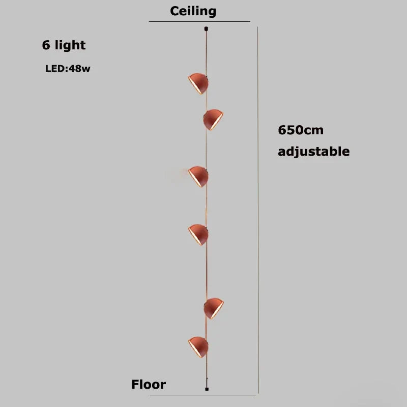 DecorBites™ LED Belt Chandelier Pendant Light for Dimmable Indoor Lighting in Living Room
