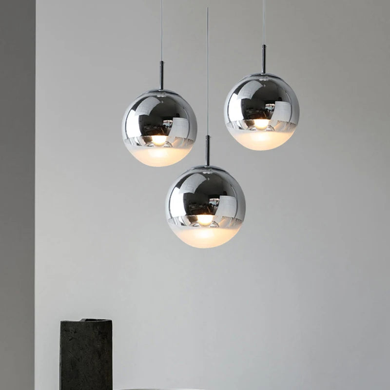Nordic Gold Ball Pendant Light