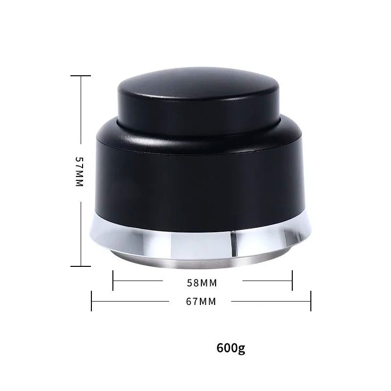 DecorBites™ Adjustable Coffee Tamper | Stainless Steel Flat Base | Barista Tool